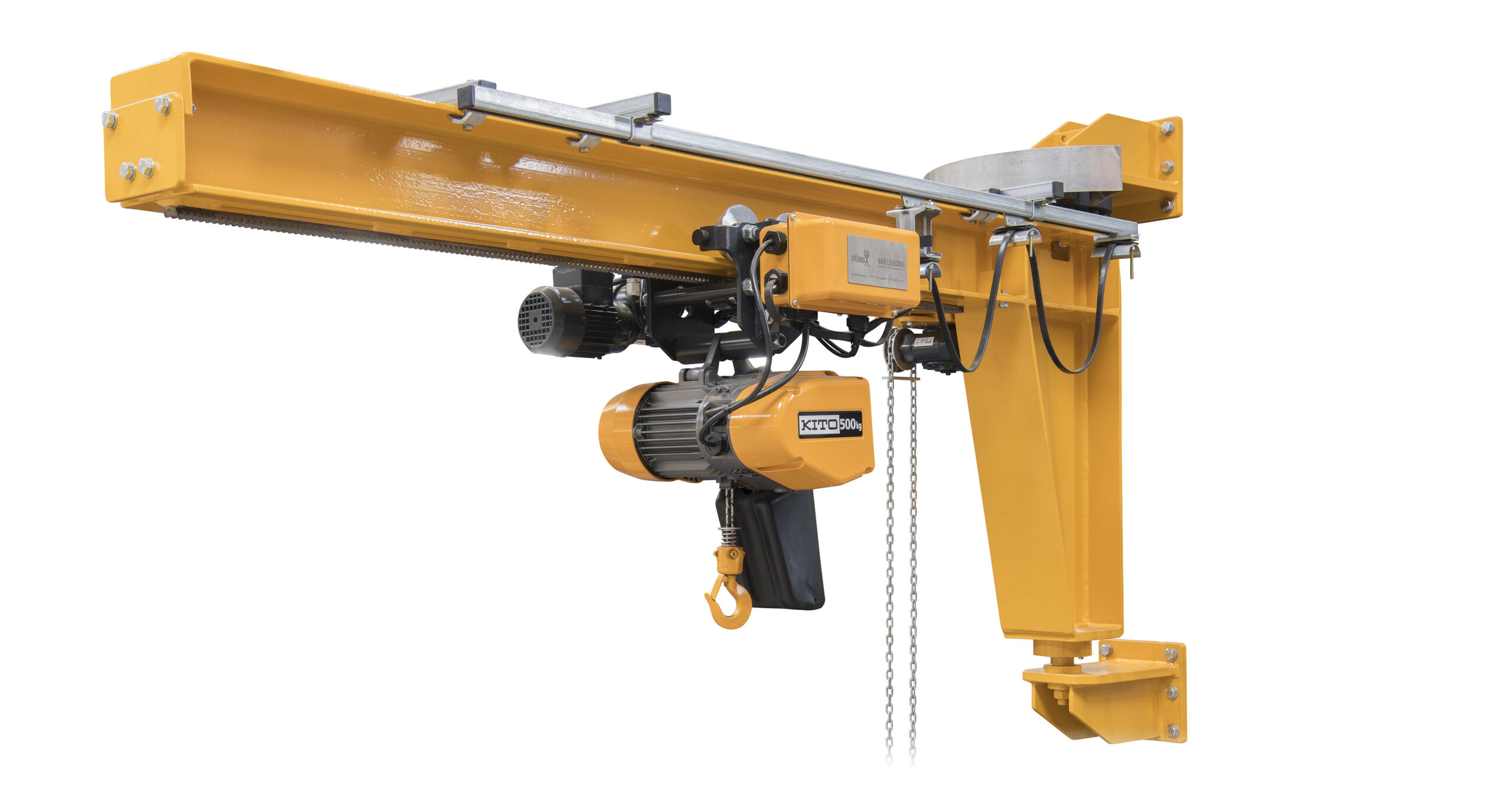 Wall mounted jib crane SWL 0.5T — KITO Van Leusden